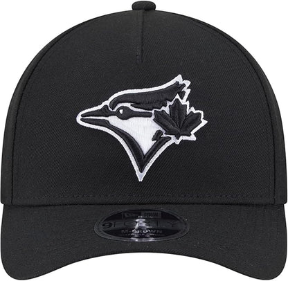 New Era MLB Toronto Blue Jays 9FORTY A-Frame Adjustable Hat - Black
