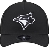 New Era MLB Toronto Blue Jays 9FORTY A-Frame Adjustable Hat - Black