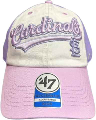 '47 MLB Youth St. Louis Cardinals Scooter Clean Up Adjustable Hat - Purple