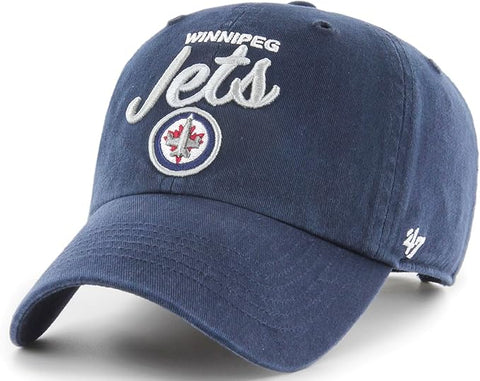 '47 Women's NHL Winnipeg Jets Phoebe Adjustable Hat - Navy