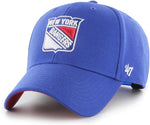 47 NHL New York Rangers Sure Shot MVP Adjustable Snapback Hat Cap - Blue