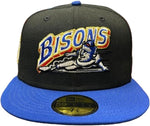 New Era 59FIFTY MiLB Buffalo Bisons with Toronto Blue Jays Fitted Hat - Black/Royal Blue
