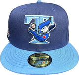 New Era MLB Toronto Blue Jays 20th Anniversary 59FIFTY Fitted Hat - Navy/Steel Blue