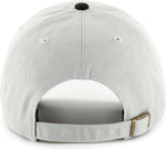 47 Blank Two Toned Adjustable Clean Up Cap - Grey/Black