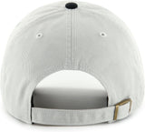 47 Blank Two Toned Adjustable Clean Up Cap - Grey/Black
