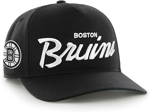 47 NHL Boston Bruins Attitude Hitch RF Adjustable Snapback Hat - Black