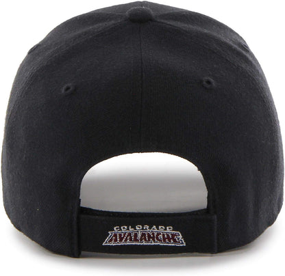 Colorado Avalanche '47 NHL MVP Structured Adjustable Strap One Size Fits Most Black Hat Cap