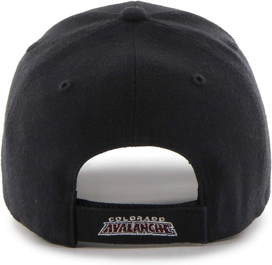 Colorado Avalanche '47 NHL MVP Structured Adjustable Strap One Size Fits Most Black Hat Cap