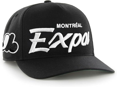 '47 MLB Montreal Attitude RF Hitch Adjustable Snapback Hat - Black