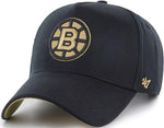47 Sure Shot MVP DT NHL Boston Bruins Deluxe Adjustable Snapback Hat - Black/Gold