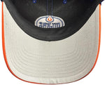 '47 NHL Edmonton Oilers Two Tone MVP Adjustable Hat - Blue/Orange