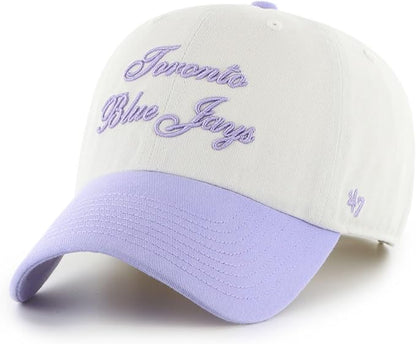 47 MLB Toronto Blue Jays Women's Gelato TT Clean Up - Off White/Purple