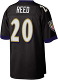 Mitchell & Ness NFL Men's Baltimore Ravens Ed Reed #20 Legacy Jersey - Black