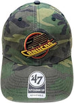 47 Clean Up NHL Vancouver Skate Logo Adjustable Hat - Camo