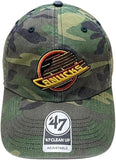 47 Clean Up NHL Vancouver Skate Logo Adjustable Hat - Camo