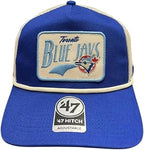 47 Hitch MLB Toronto Cooperstown Emmett Rope Mesh Back Snapback Cap - Blue