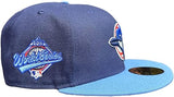 New Era MLB Toronto Blue Jays Cooperstown 1993 World Series 59FIFTY Fitted Hat - Navy/Steel Blue