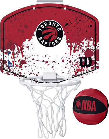 Wilson NBA Toronto Raptors  Mini Hoop Basketball Set