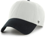 47 Blank Two Toned Adjustable Clean Up Cap - Grey/Black