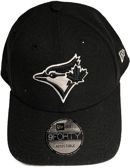 Toronto Blue Jays New Era Men's League 9Forty MLB Baseball Adjustable Hat - Black