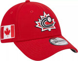 New Era Canada Baseball Red 2023 World Baseball Classic 9Forty Adjustable Hat