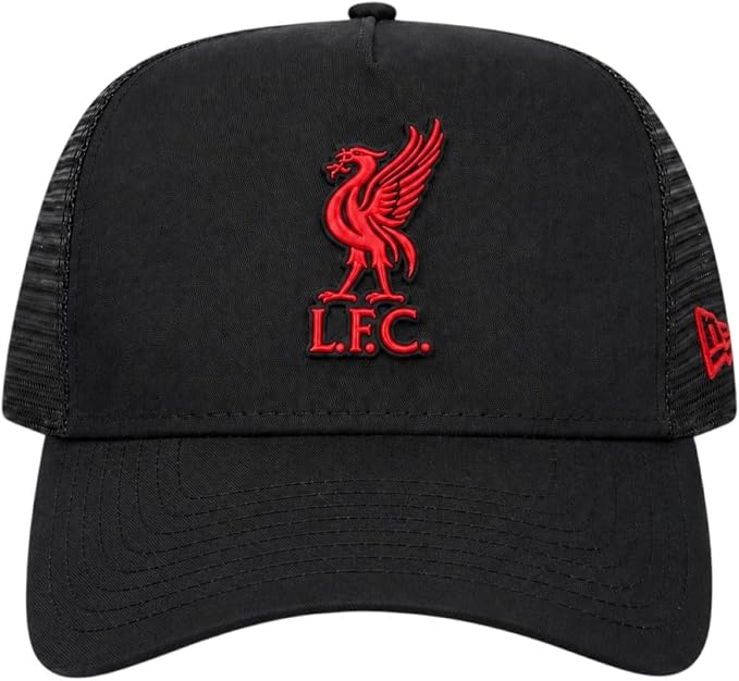 New Era 9FORTY A-Frame Premier League Liverpool FC Adjustable Snapback Hat - Black
