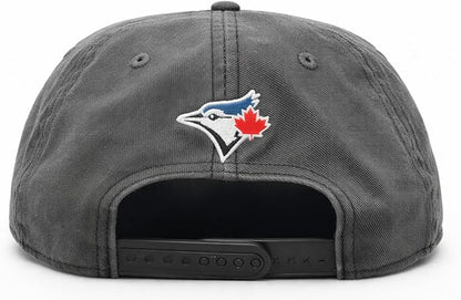 47 MLB Toronto Blue Jays Cragged Captain RL Adjustable Snapback Hat - Grey/Blue