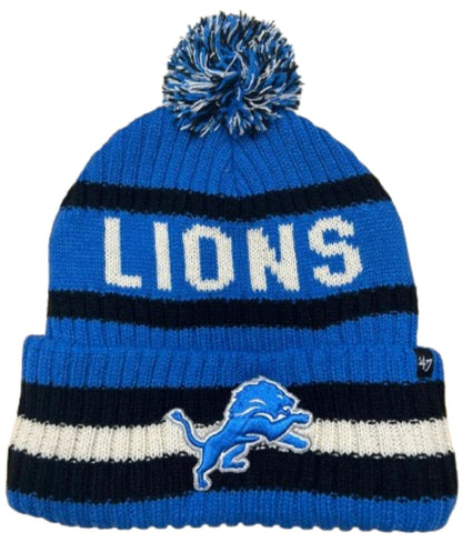 47 NFL Detroit Lions Bering Cuff Knit Beanie - Blue