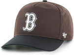 47 MLB Boston Sure Shot TT Hitch Adjustable Snapback Hat - Dark Chocolate