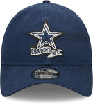 New Era Dallas Cowboys NFL 2022 Sideline Blue 9Twenty Unstructured Strapback Cap - One-Size