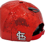 47 Women's MLB St. Louis Dazzle Clean Up Adjustable Hat - Red
