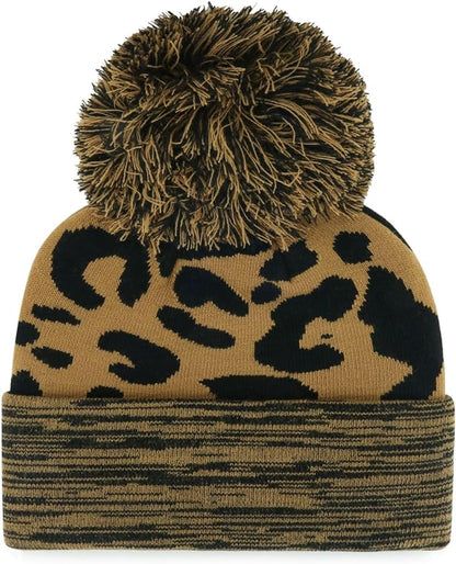'47 Women's NBA Toronto Raptors Rosette Cuff Knit Hat - Brown/Black