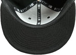 New Era MLB 9FIFTY Toronto Blue Jays Youth Black on Black Red Maple Leaf Adjustable Snapback - Black