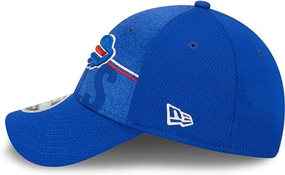 New Era Buffalo Bills Blue 9Forty Stretch Snap NFL Training Adjustable Cap - One Size