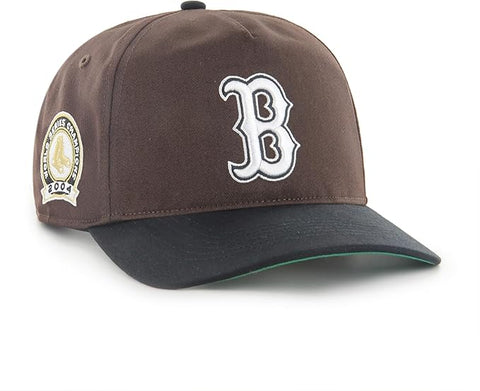 47 MLB Boston Sure Shot TT Hitch Adjustable Snapback Hat - Dark Chocolate