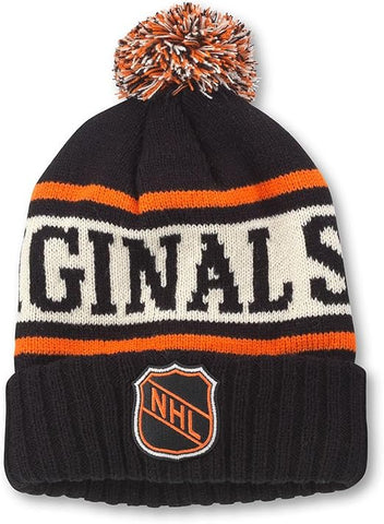 AMERICAN NEEDLE NHL National Hockey League Team Pillow Line Knit Beanie Cap