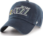 47 NBA Utah Jazz Alternate Clean Up Adjustable Hat - Navy