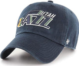 47 NBA Utah Jazz Alternate Clean Up Adjustable Hat - Navy