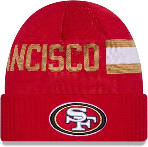 New Era NFL San Francisco 49ers 2024 Cold Weather Tech Knit Beanie - Red