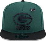 New Era Men's Green Bay Packers 2024 Inspire Change A-Frame 9FIFTY Snapback Hat - Green/Black