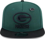 New Era Men's Green Bay Packers 2024 Inspire Change A-Frame 9FIFTY Snapback Hat - Green/Black