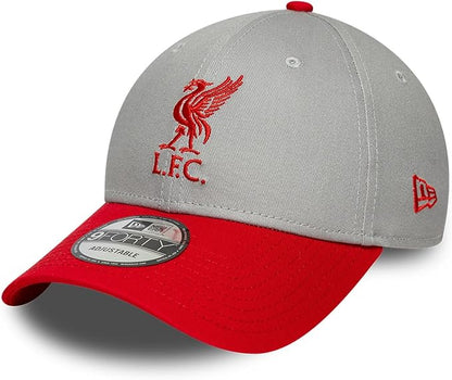 New Era 9FORTY EPL Liverpool FC Contrast Adjustable Hat - Grey/Red