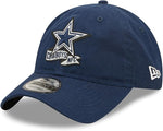 New Era Dallas Cowboys NFL 2022 Sideline Blue 9Twenty Unstructured Strapback Cap - One-Size