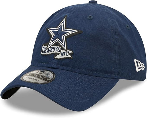 New Era Dallas Cowboys NFL 2022 Sideline Blue 9Twenty Unstructured Strapback Cap - One-Size