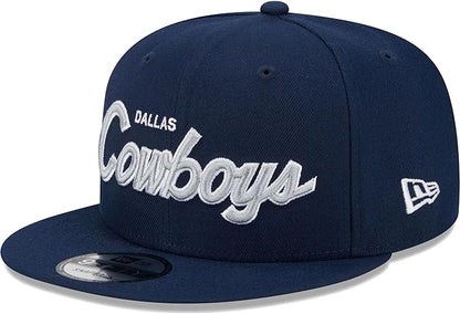 New Era NFL Dallas Cowboys Main Script 9FIfty Snapback Cap