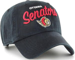 47 NHL Ottawa Senators Clean Up Adjustable Snapback Hat - Black