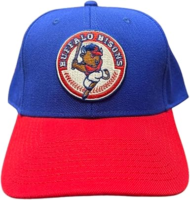 American Needle MLB Buffalo Bisons Stadium Adjustable - Blue/Red