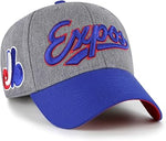 47 MVP MLB Montreal Expos Granite Script Adjustable Hat - Grey/Blue