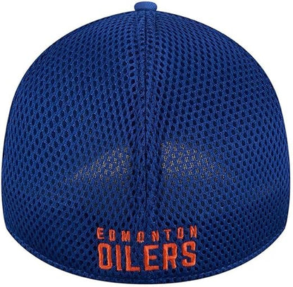 New Era NHL Edmonton Oilers Active Subtle Camo 39THIRTY Flex Hat - Royal
