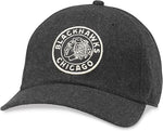 American Needle NHL Chicago Blackhawks Vintage Archive Legend Adjustable Hat -Black
